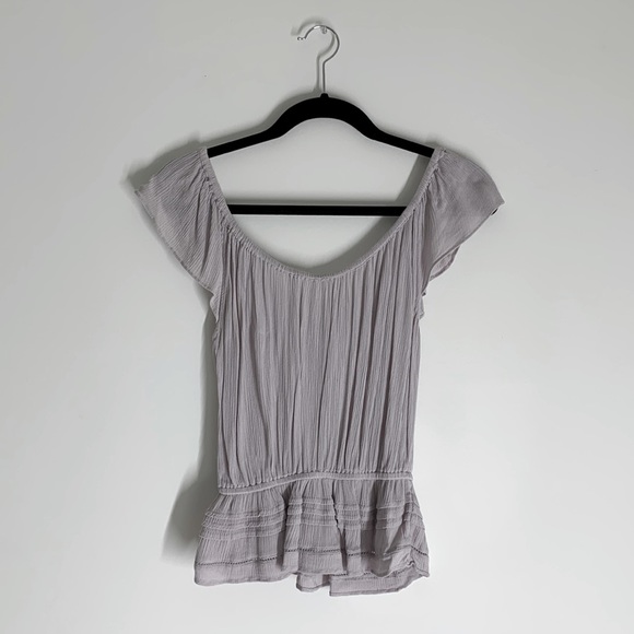 Talula Off the Shoulder Peplum Frill Top 💕 - Picture 2 of 3